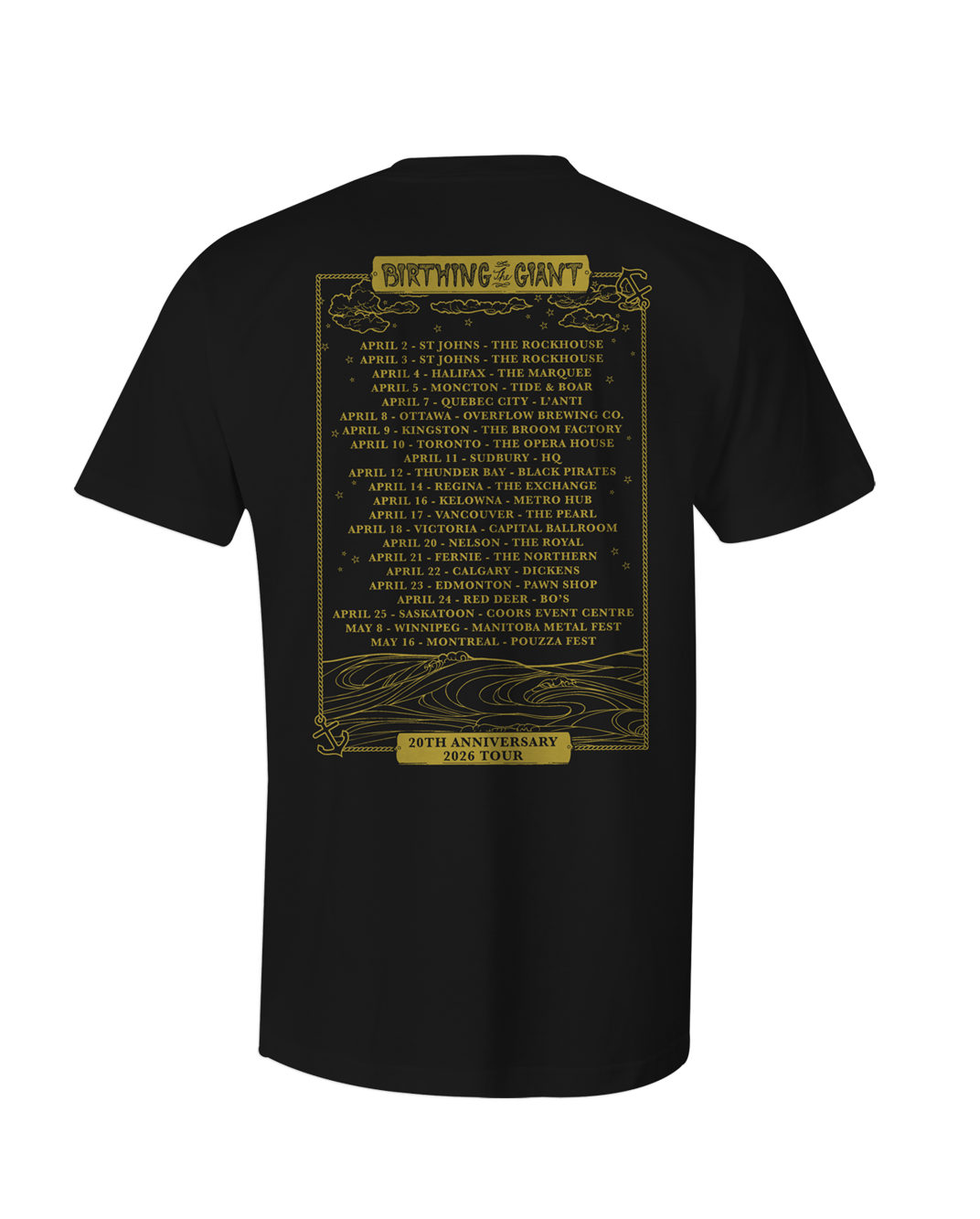 Birthing The Giant Tour T-Shirt