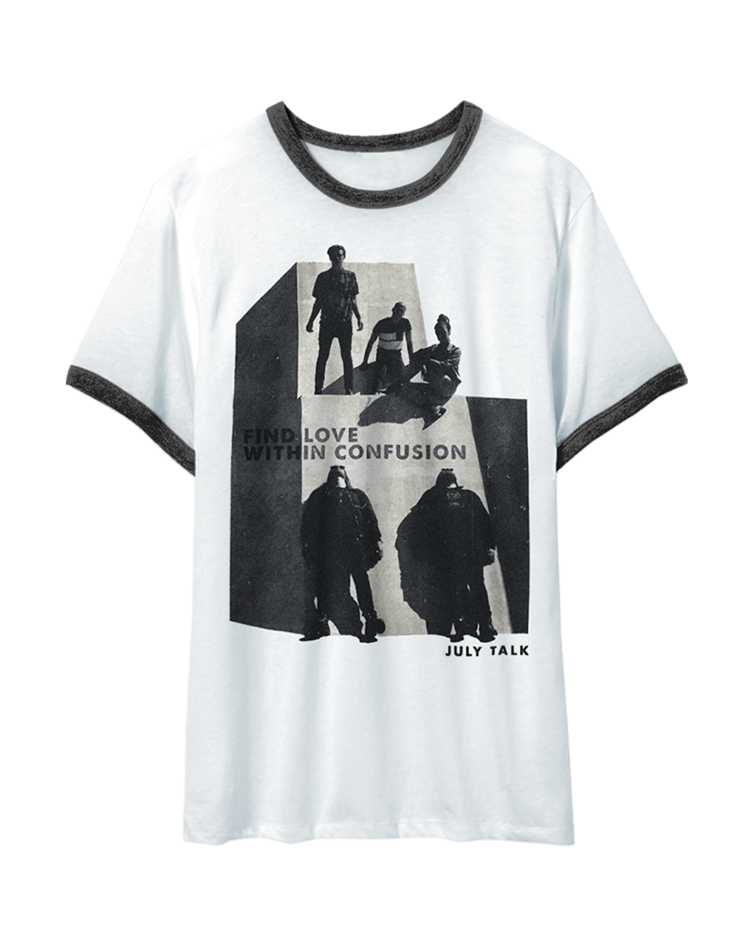 Find Love Within Confusion Ringer Tee