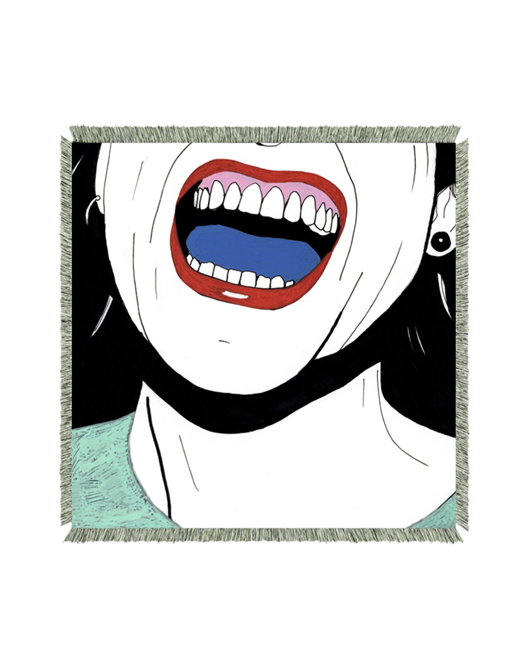 Remember Never Before Woven Blanket