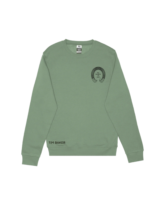 Full Rainbow of Light Crewneck (Dusty Green)