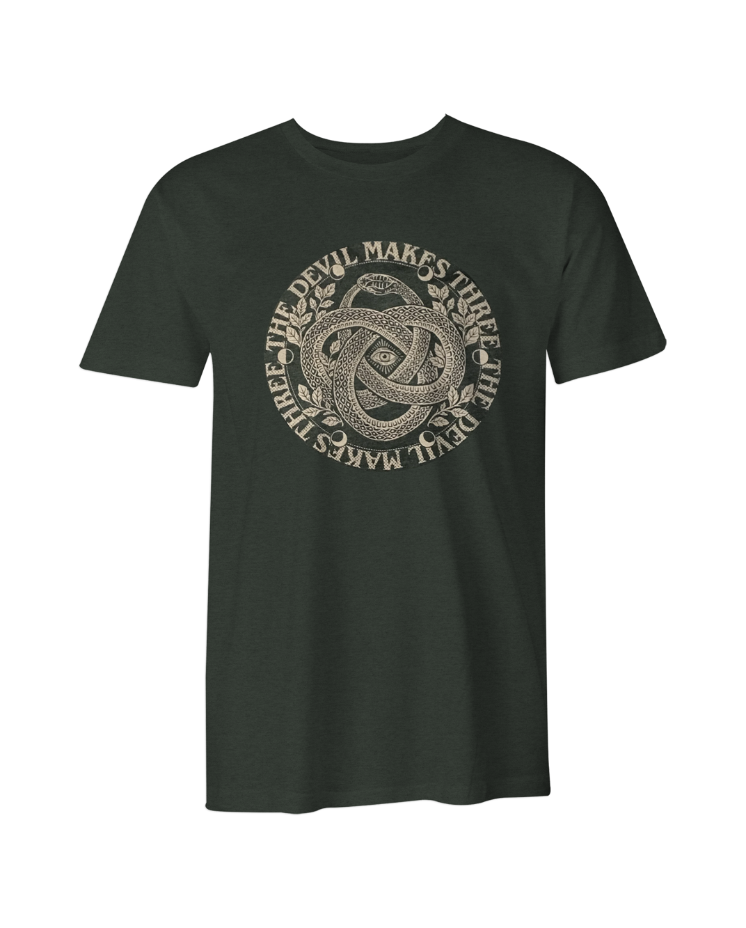 Snake Knot T-Shirt (Heather Forest)