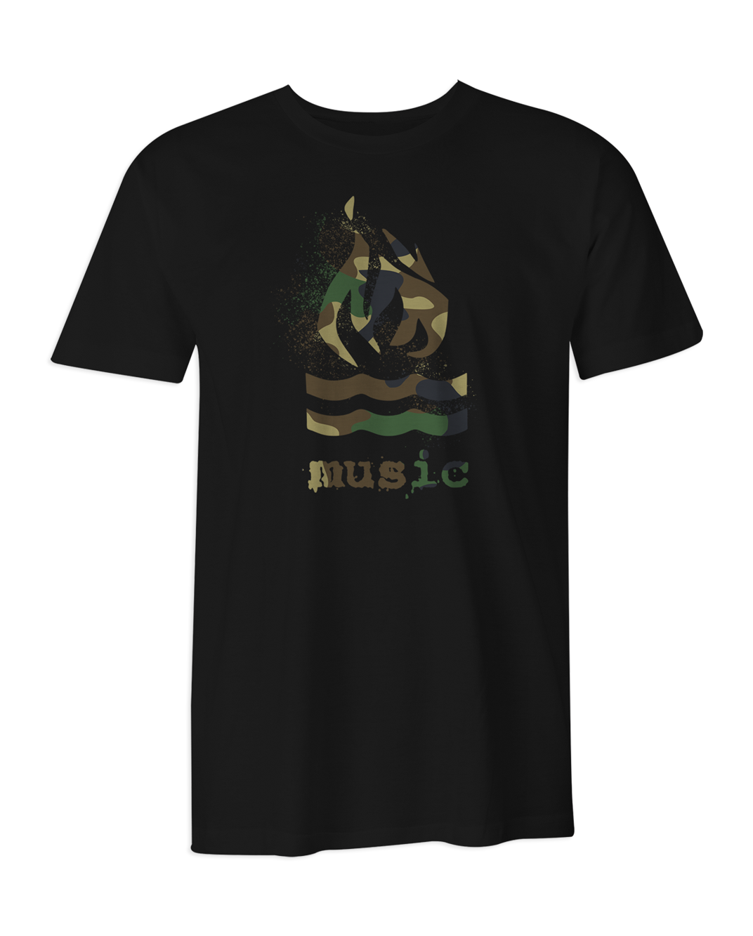Hot Water Music Traditional Camo T-Shirt