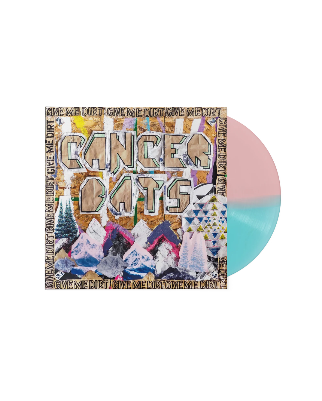 Give Me Dirt LP (Blue Pink Split)