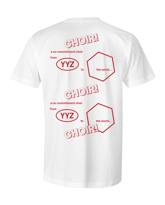 Never Stop Singing! T-Shirt (White)