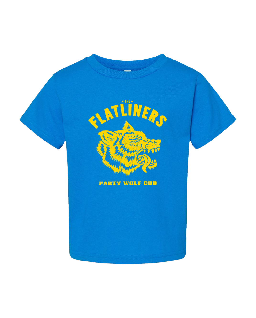 Party Wolf Cub Toddler Tee (Cobalt)