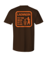 Putting Music In Its Place T-Shirt (Brown)