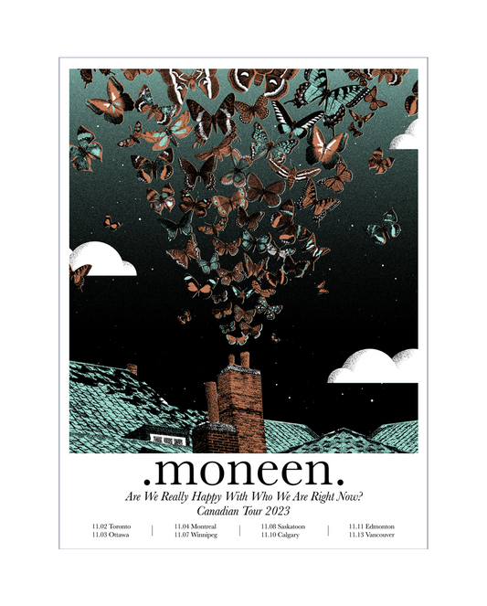 Really Happy Tour Screen Printed Poster