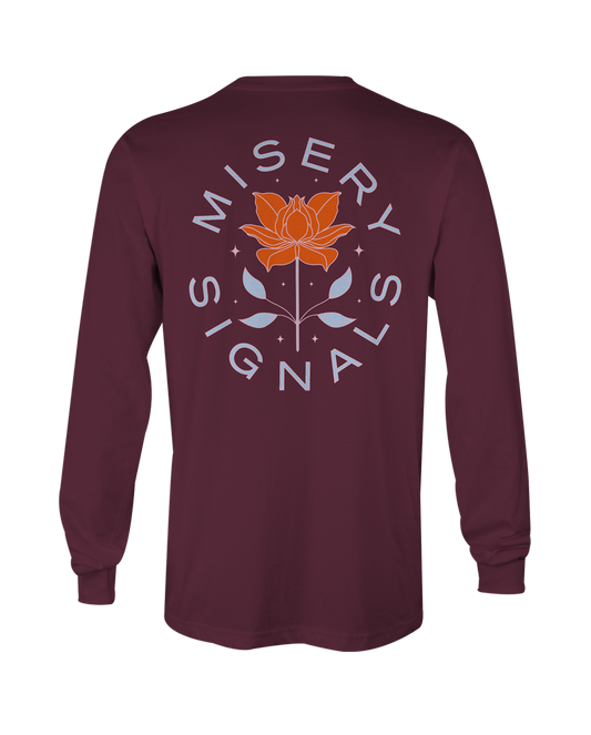 Flower Longsleeve (Maroon)