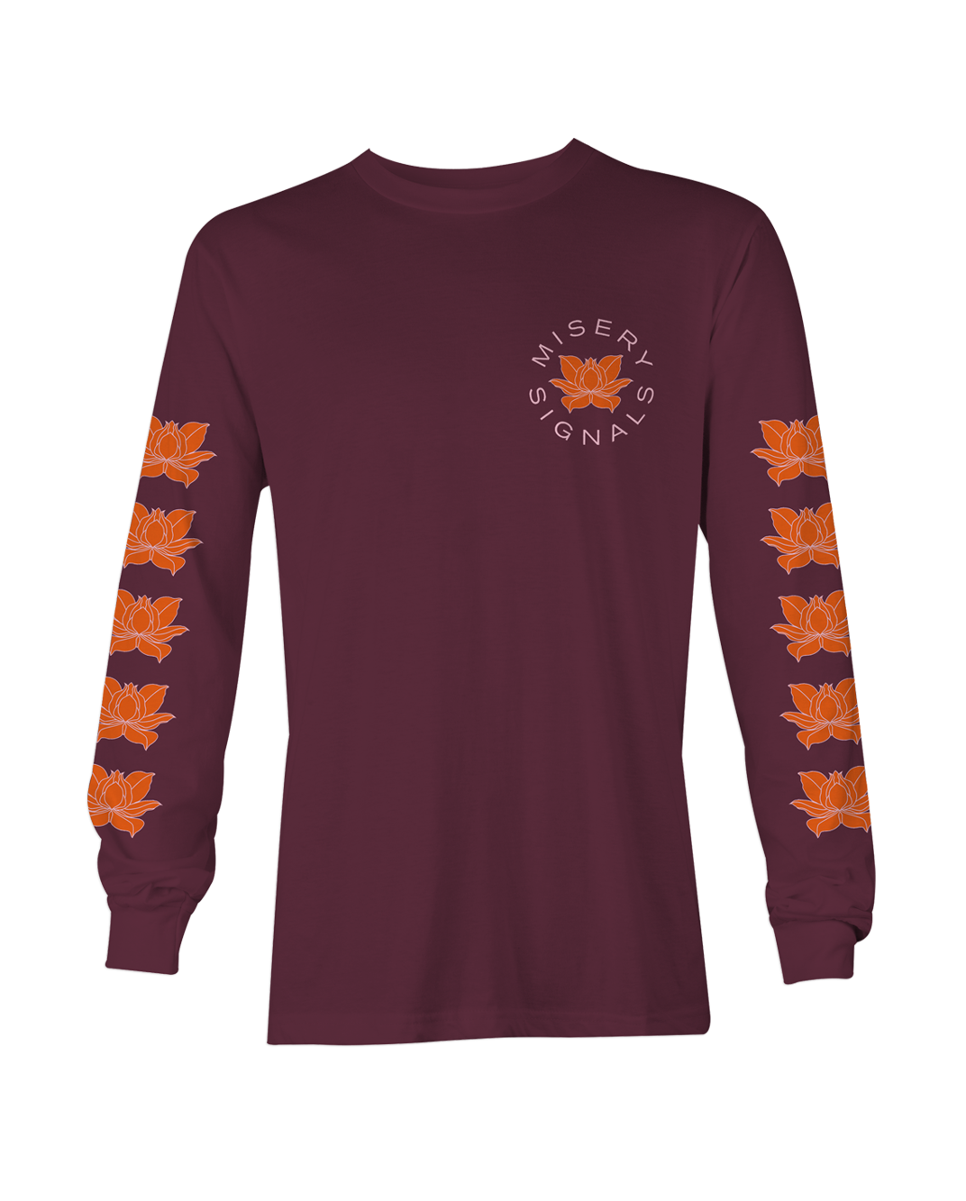 Flower Longsleeve (Maroon)