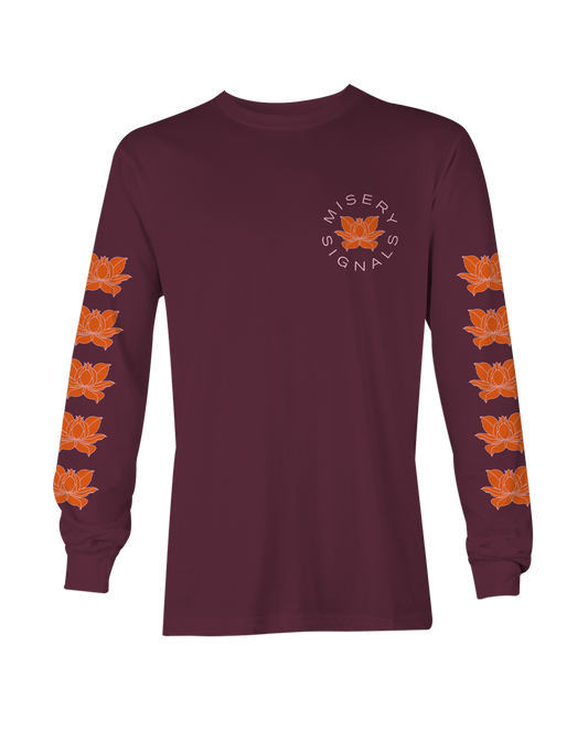 Flower Longsleeve (Maroon)