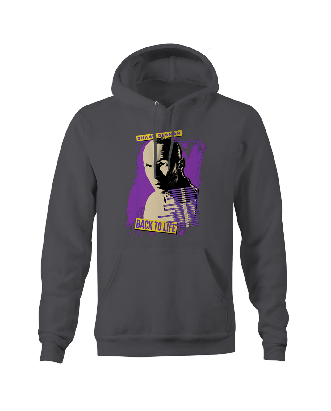 Back To Life Tour Pullover Hoodie (Charcoal)