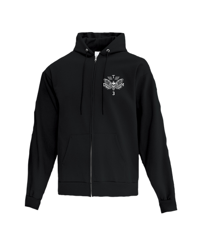 Skulls Zip-Up Hoodie