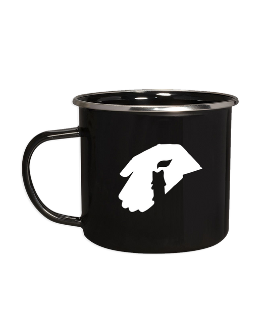 Love Lives Here Enamel Mug