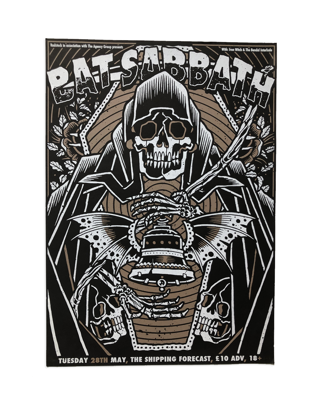 Bat Sabbath Screen Printed Poster