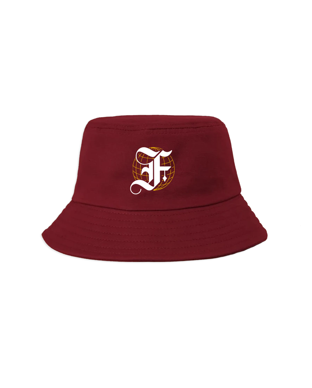 F Worldwide Bucket Hat (Burgundy)