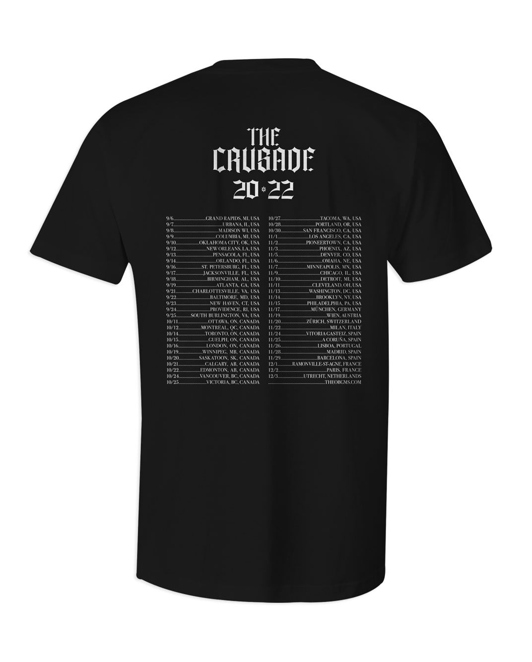 Canadian Tour T-Shirt – Cut Loose Merch