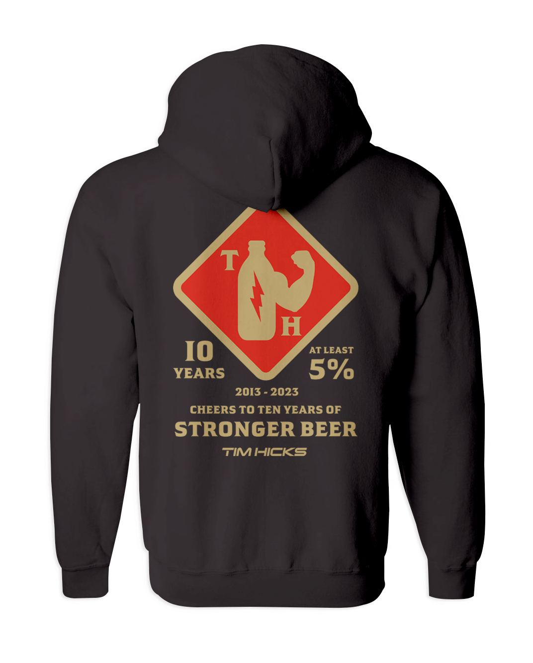 Stronger Beer Zip-Up Hoodie